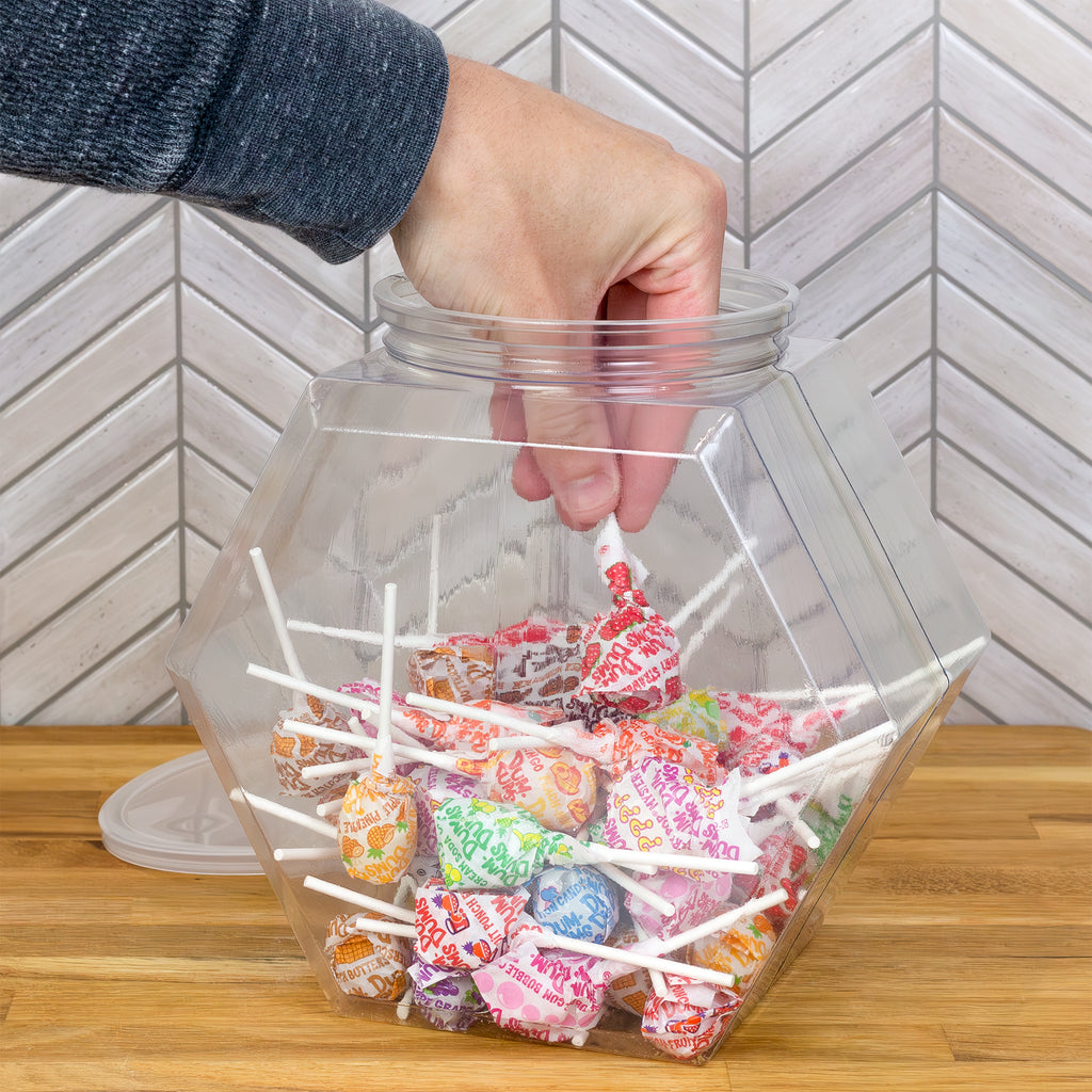 Gallon Plastic Container Candy Jars (2-Pack) - CBKit014