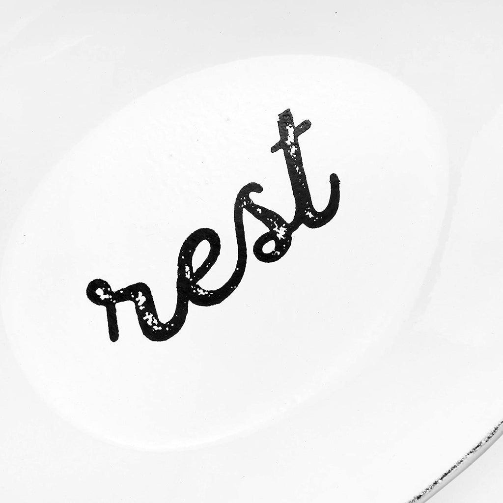 Rustic White Spoon Rest - sh1602ah1rest