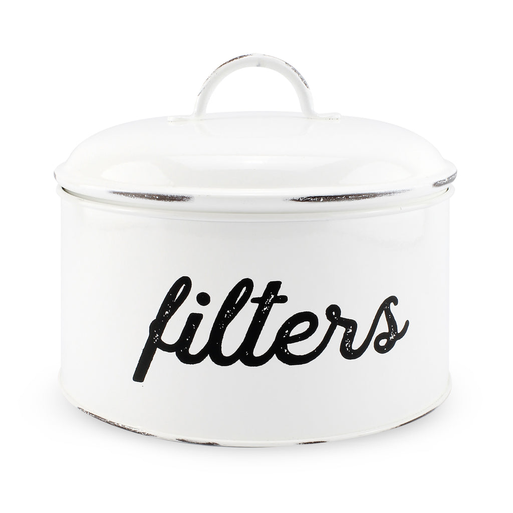 Basket Coffee Filter Holder (White) - sh1619ah1Filtr