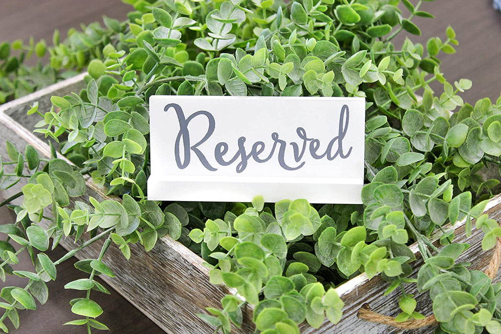 Wooden Reserved Signs for Tables (Case of 180) - SH_1728_CASE