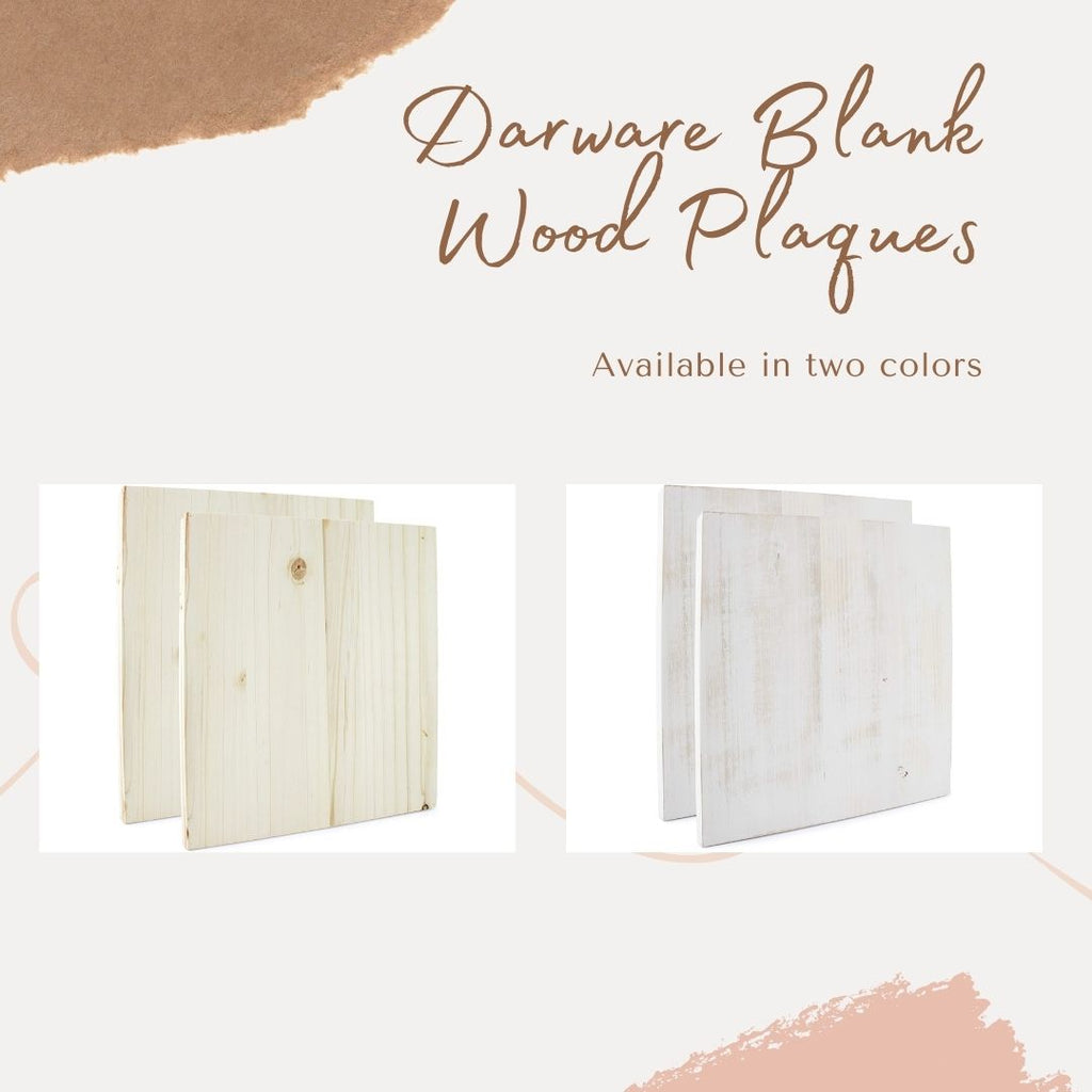 Blank Wood Plaques (White, Case of 20) - SH_1710_CASE