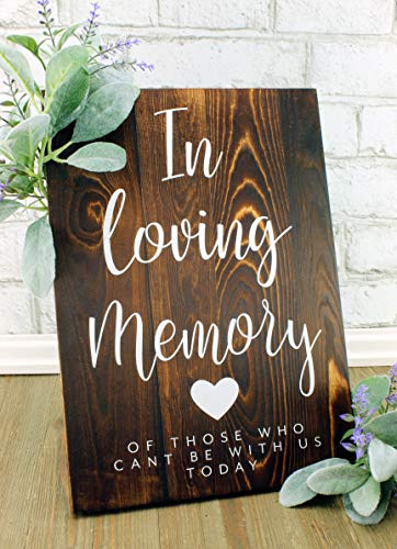 Wooden Wedding Reception Signs (Set of 3, Brown) - sh1637dar0mnw