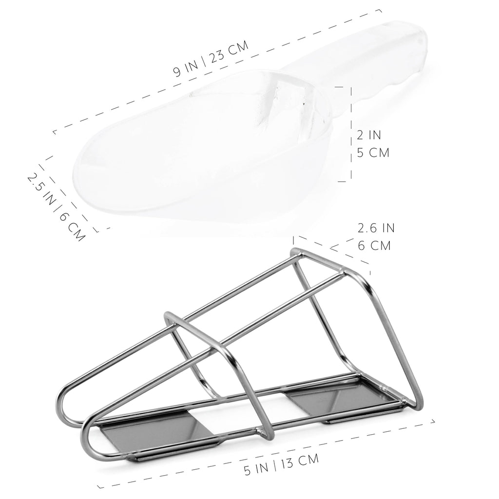 Ice Maker Scoop w/Holder (Case of 111) - SH_1687_CASE