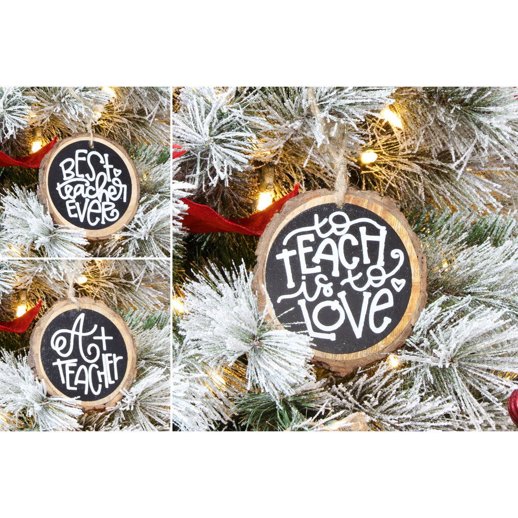 Teacher Christmas Ornament Gift Set (3-Piece Set, Case of 12 Sets) - 12X_SH_1745_CASE