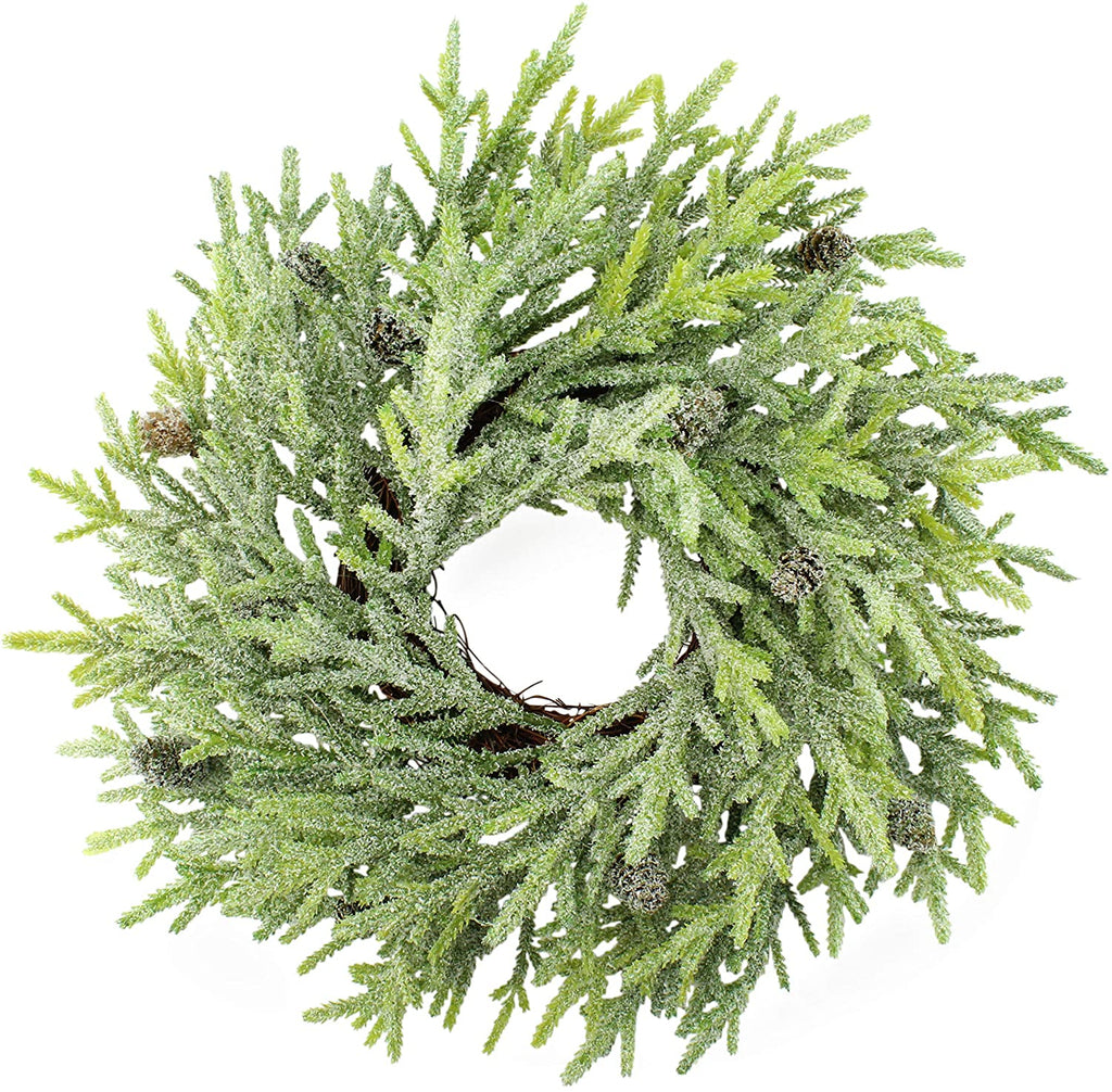 Artificial Christmas Wreath (15-Inch, Case of 6) - SH_1747_CASE