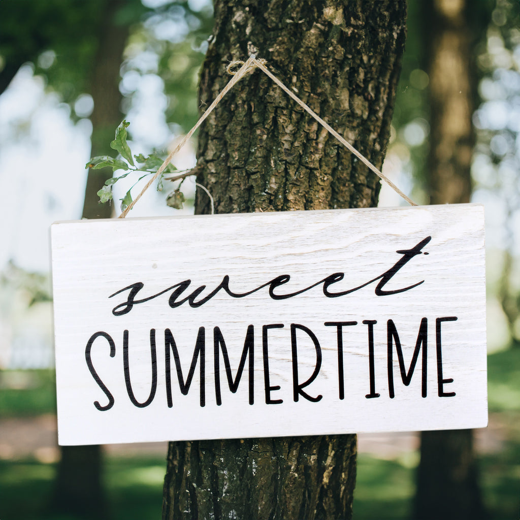 Sweet Summertime Wood Sign (Case of 54) - SH_1752_CASE