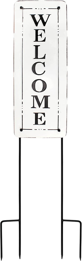 Metal Outdoor Welcome Sign (Case of 12) - 12X_SH_1754_CASE