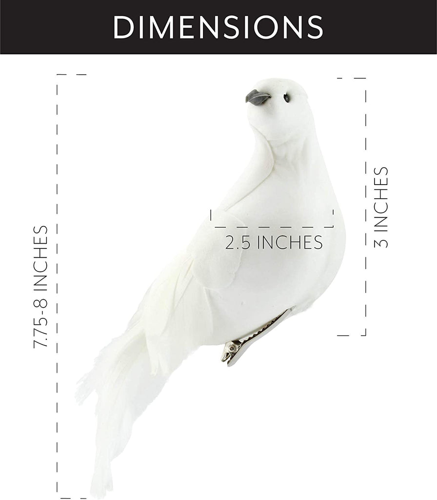 Large White Doves (Set of 3) - sh1774dar0mnw