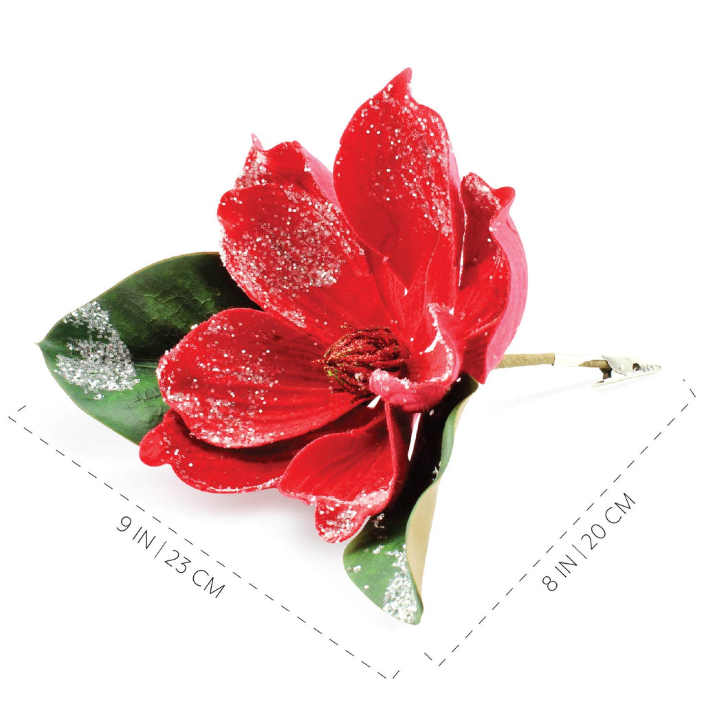 Magnolia Floral Picks (3-Pack, Red) - sh1789ah1Red