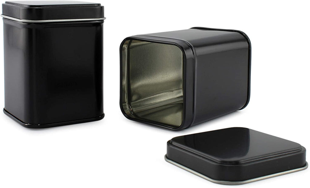 Square Black Metal Tins (Case of 240) - 40X_SH_1915_CASE