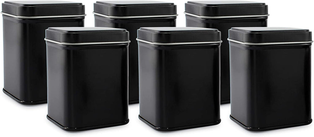 Square Black Metal Tins (Case of 240) - 40X_SH_1915_CASE