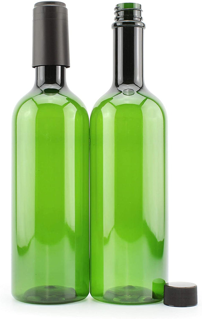 Plastic Wine Bottles (10-Pack, Green) - sh1799cb0Green