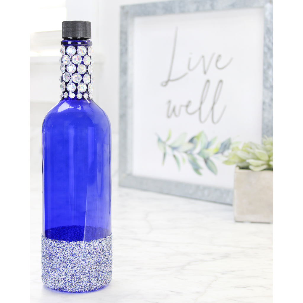 Plastic Wine Bottles (Case of 60, Blue) - 6X_SH_1800_CASE