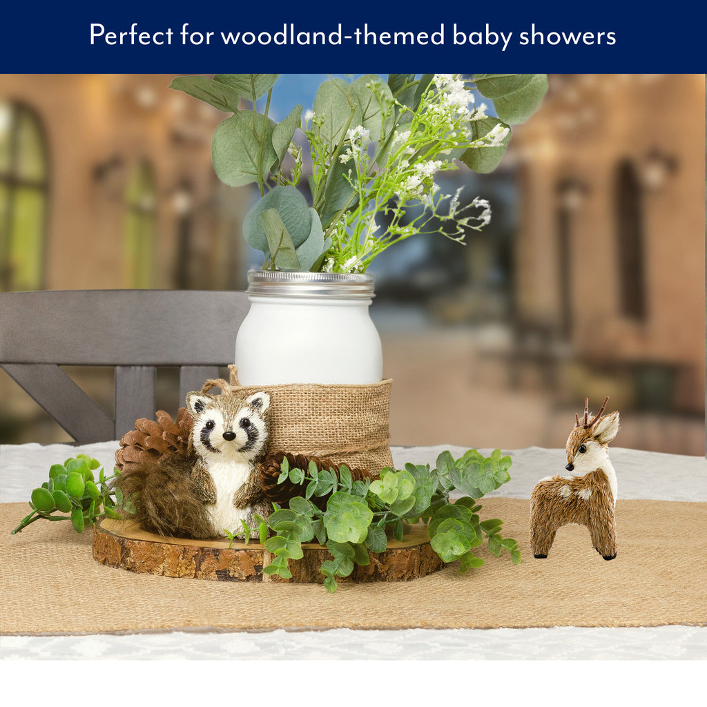 Woodland Friends Figurines Fox/Owl/Hedgehog (Case of 36 Sets) - 36X_SH_1828_CASE