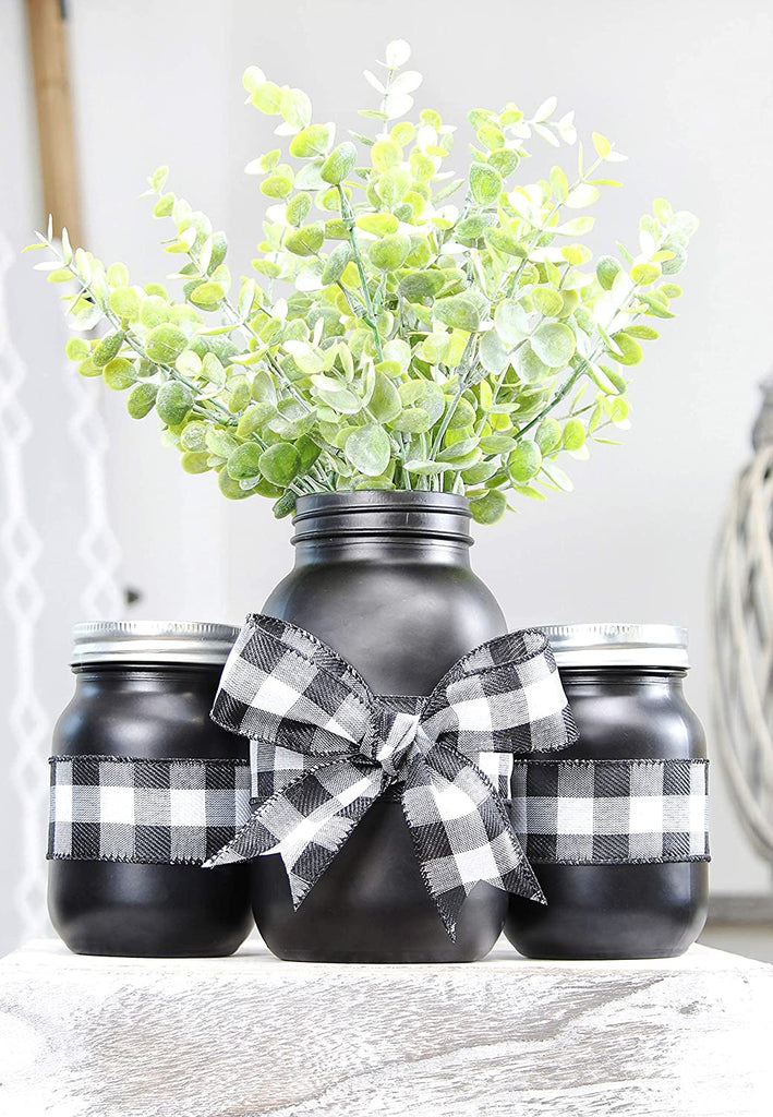 Black Chalkboard Mason Jars (Case of 24) - 12X_SH_1836_CASE