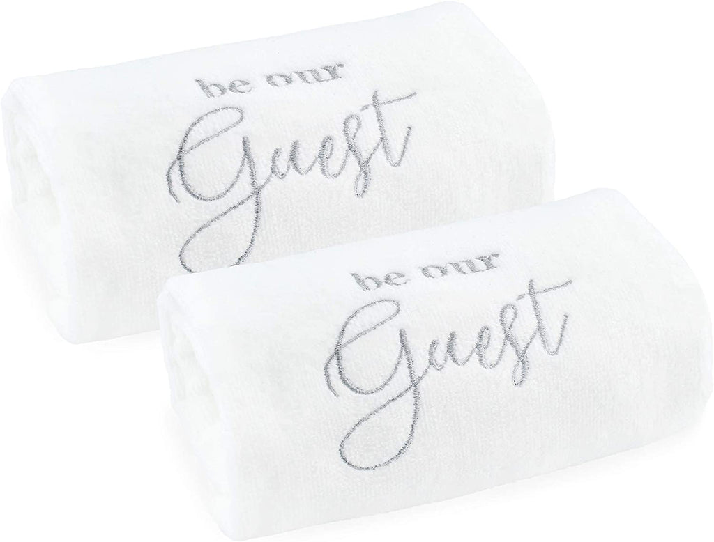 Guest Towels (Set of 2, White) - sh1859ah1Towel