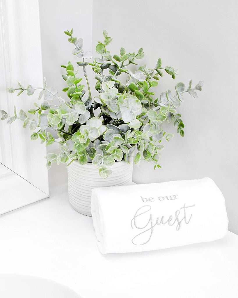 Guest Towels (Set of 2, White) - sh1859ah1Towel