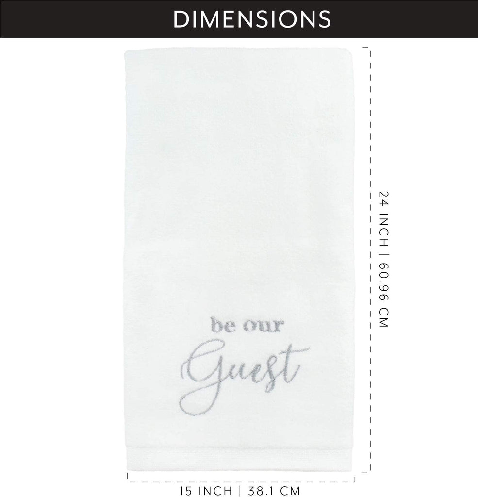 Guest Towels (Set of 2, White) - sh1859ah1Towel