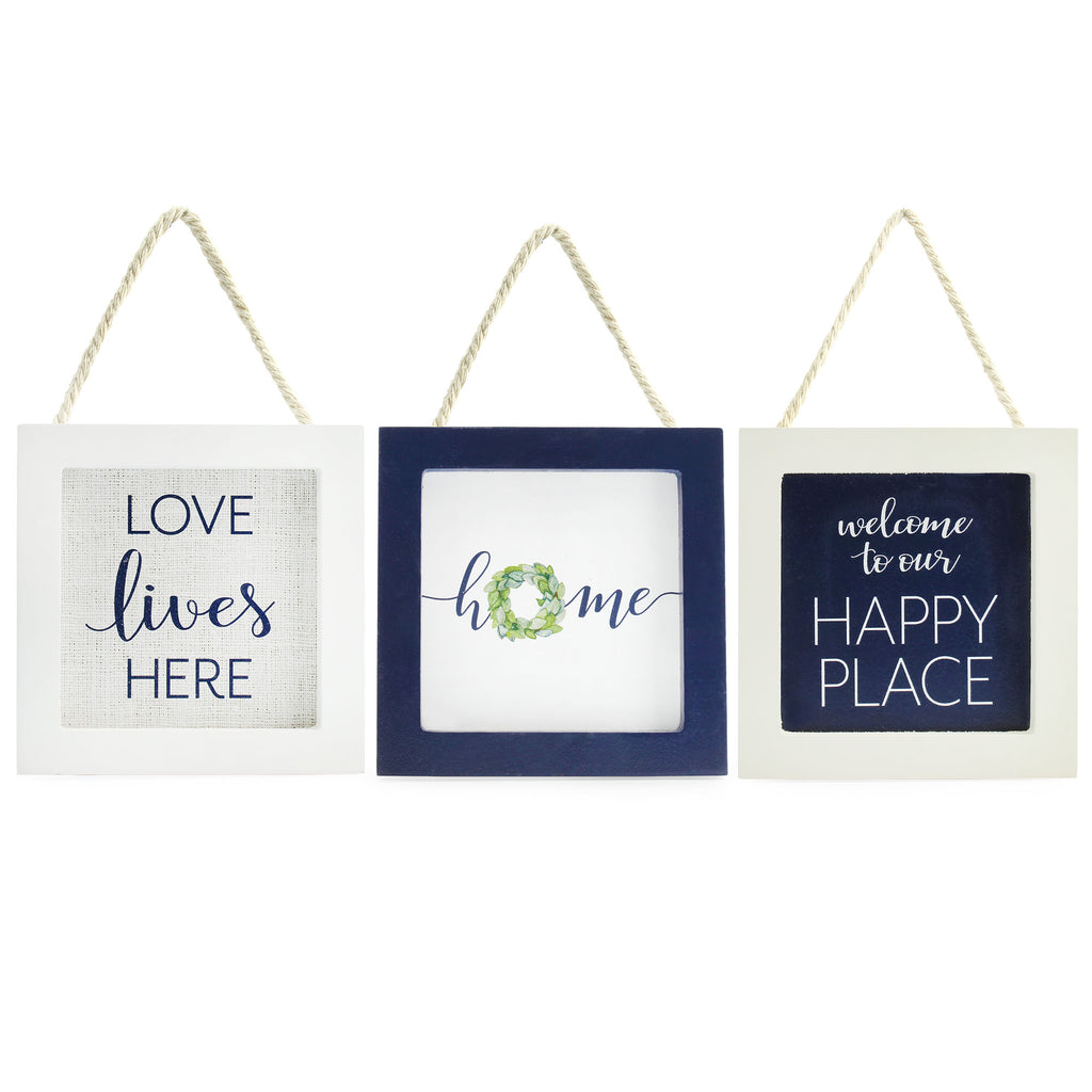 Tiered Tray Signs for Home (Set of 3) - sh1866ah1HOME