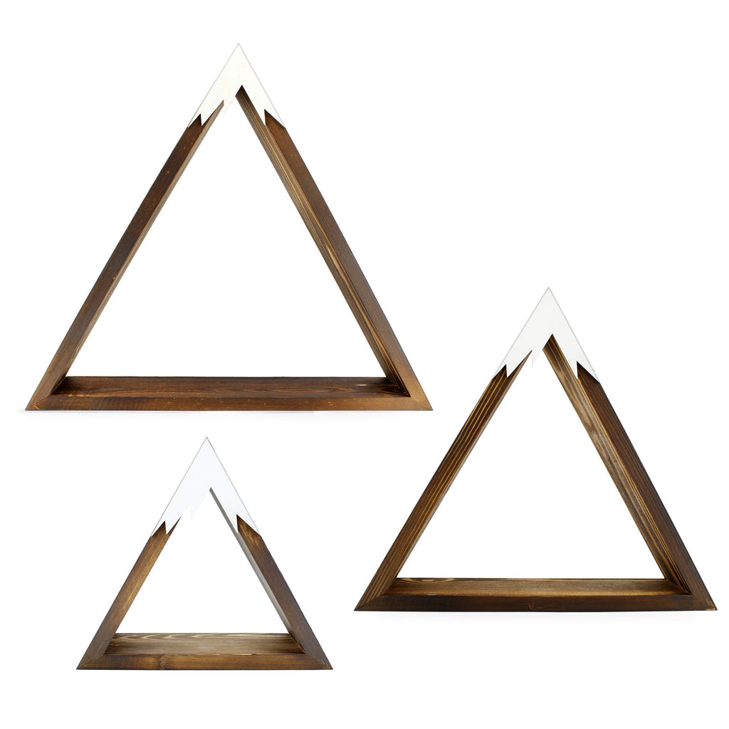 Rustic Boho Mountain Shelves (Nesting Set of 3) - sh1896ah1SHELF