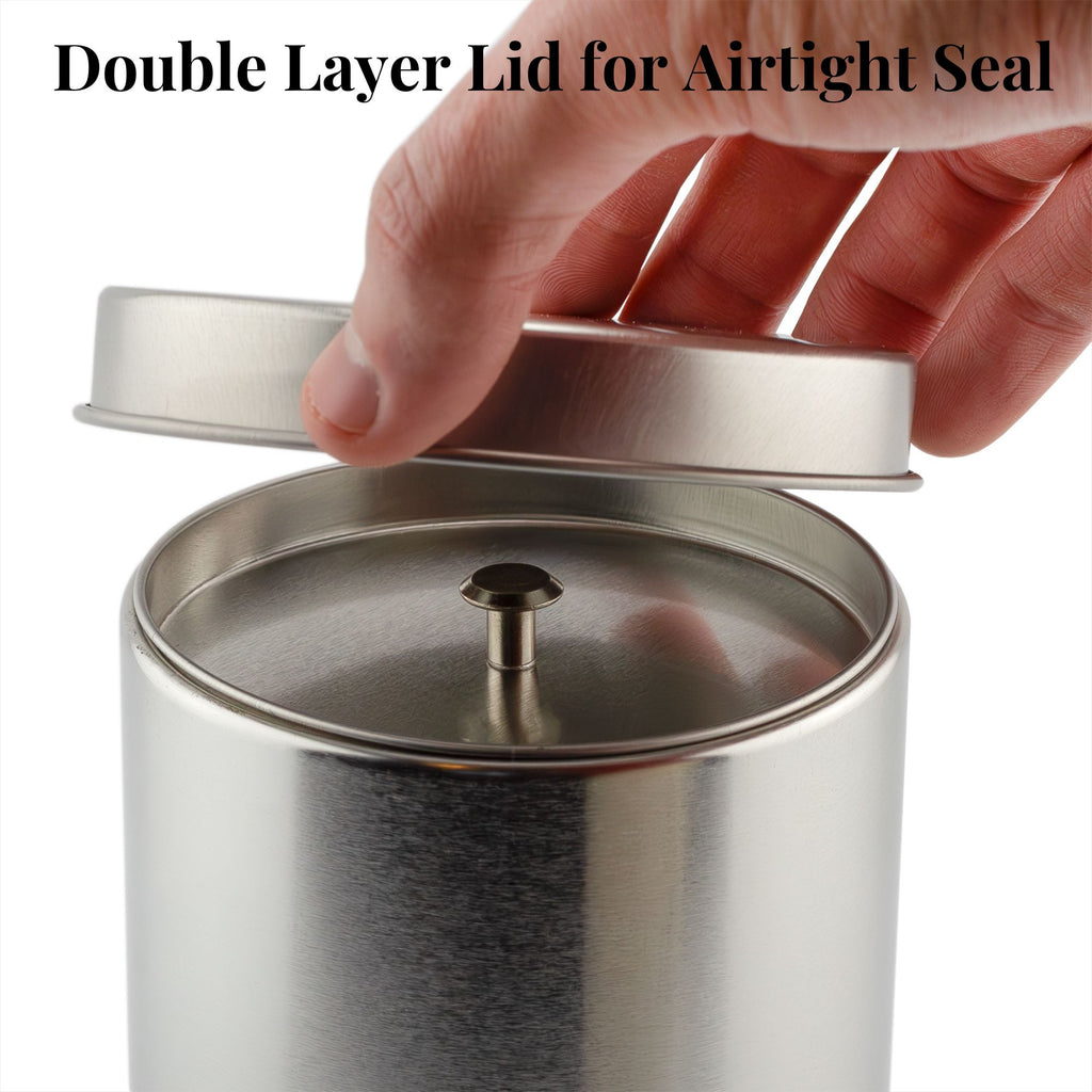 Double Seal Tea Canisters (4-Pack, Large) - sh1891sttxLg