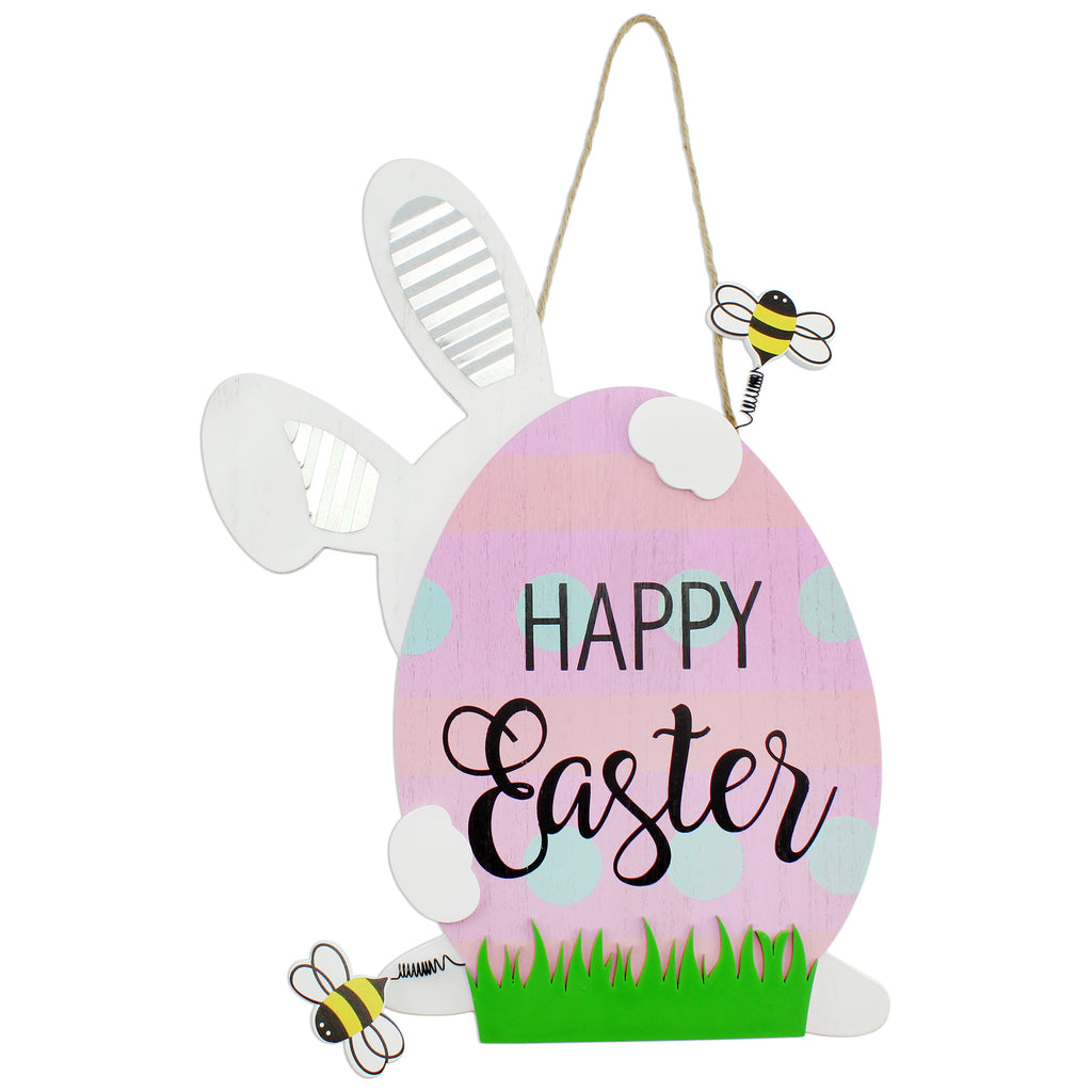 Easter Bunny Door Hanger Sign - sh1913ah1Easter
