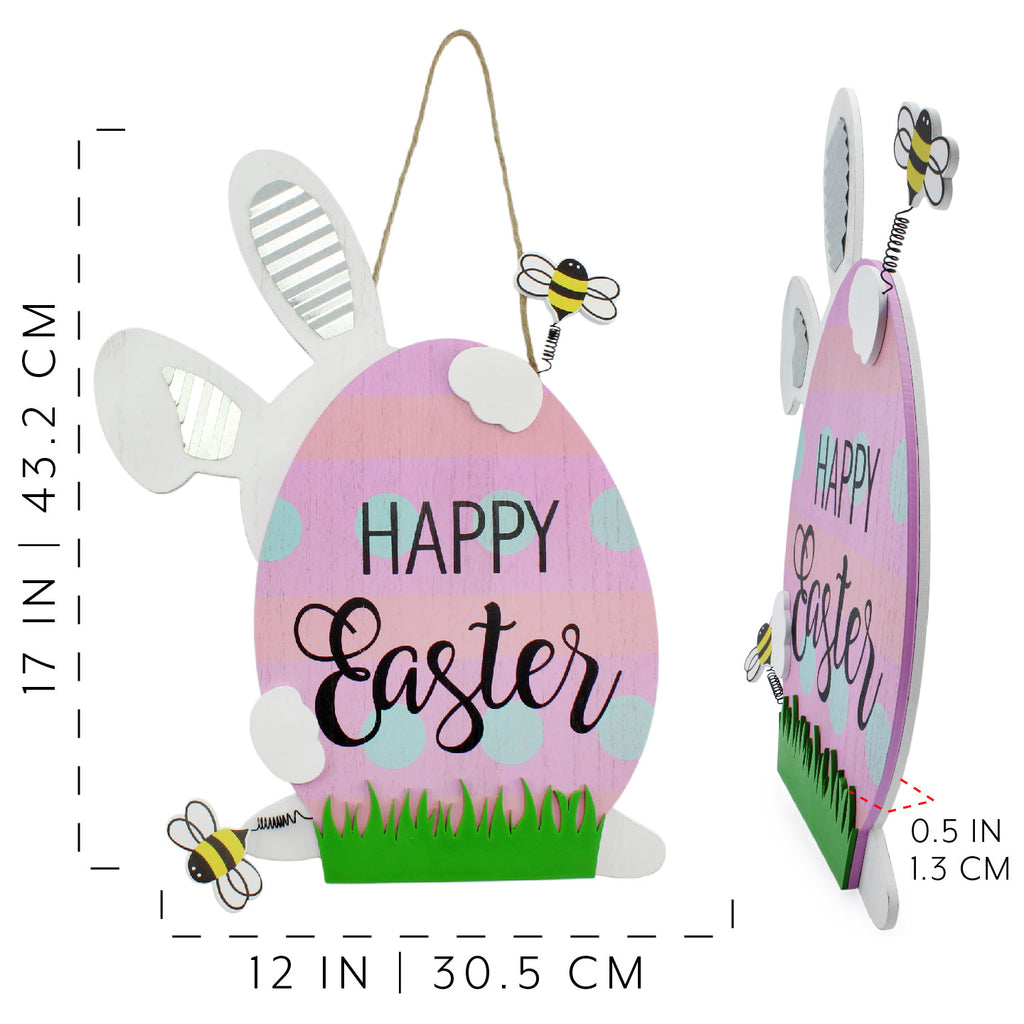 Easter Bunny Door Hanger Sign (Case of 10) - 10X_SH_1913_CASE