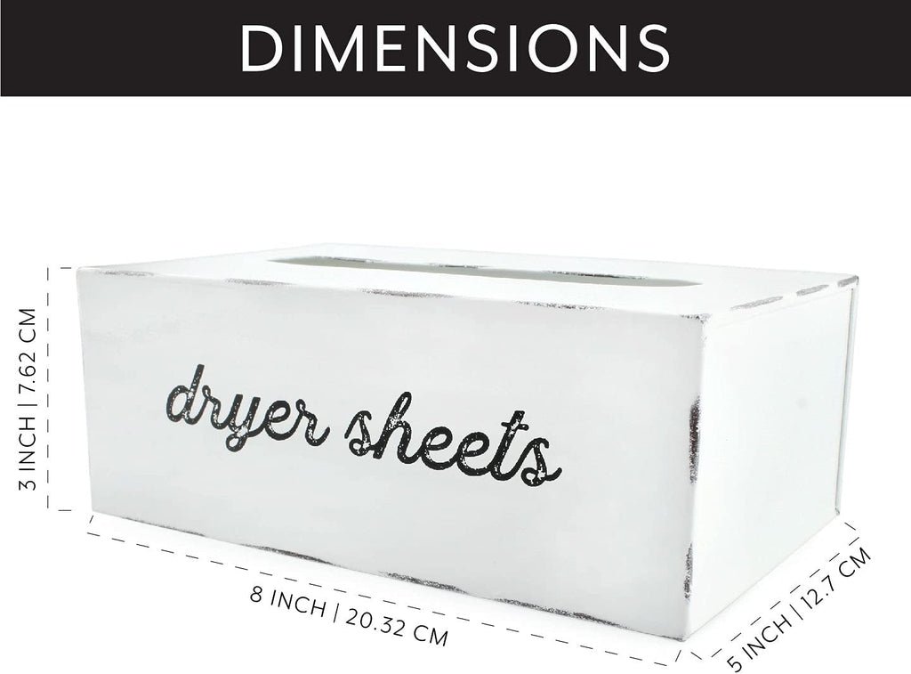 Countertop Dryer Sheet Dispenser (White, Case of 40) - 40X_SH_1900_CASE
