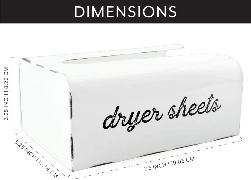 Vertical Dryer Sheet Dispenser (White, Case of 30) - 30X_SH_1901_CASE