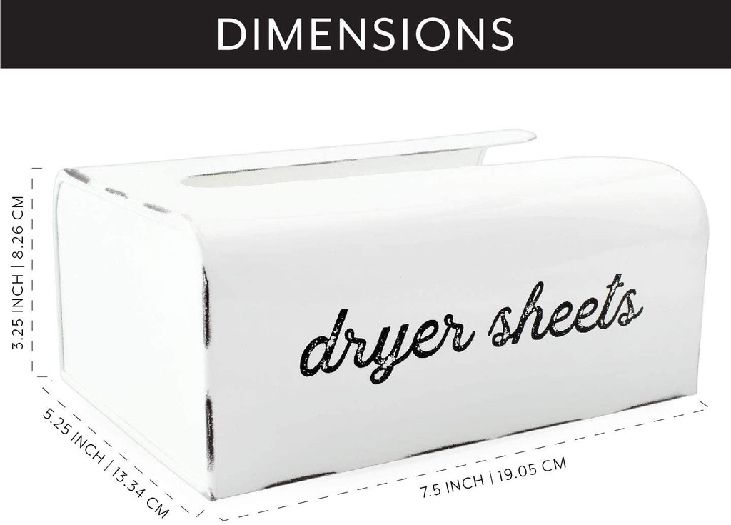 Vertical Dryer Sheet Dispenser (White, Case of 30) - SH_1901_CASE