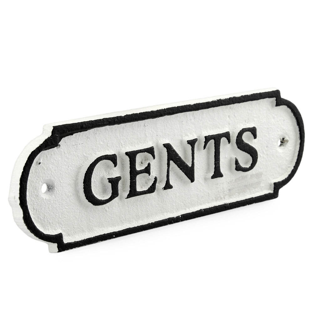 Restroom Door Signs: Ladies and Gents (Case of 24 Sets) - 24X_SH_1845_CASE