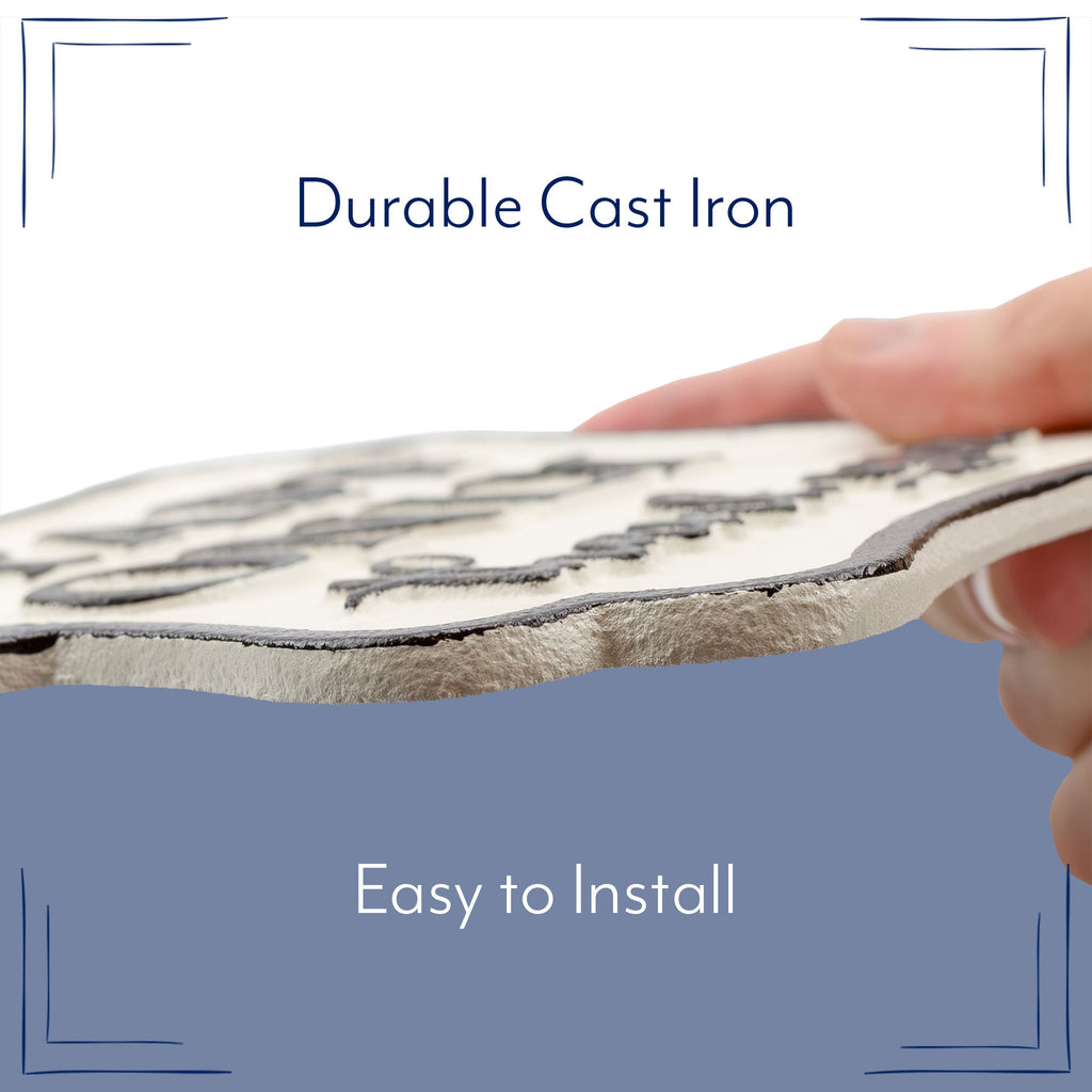 Cast Iron Staff Only Sign - sh1910ah1