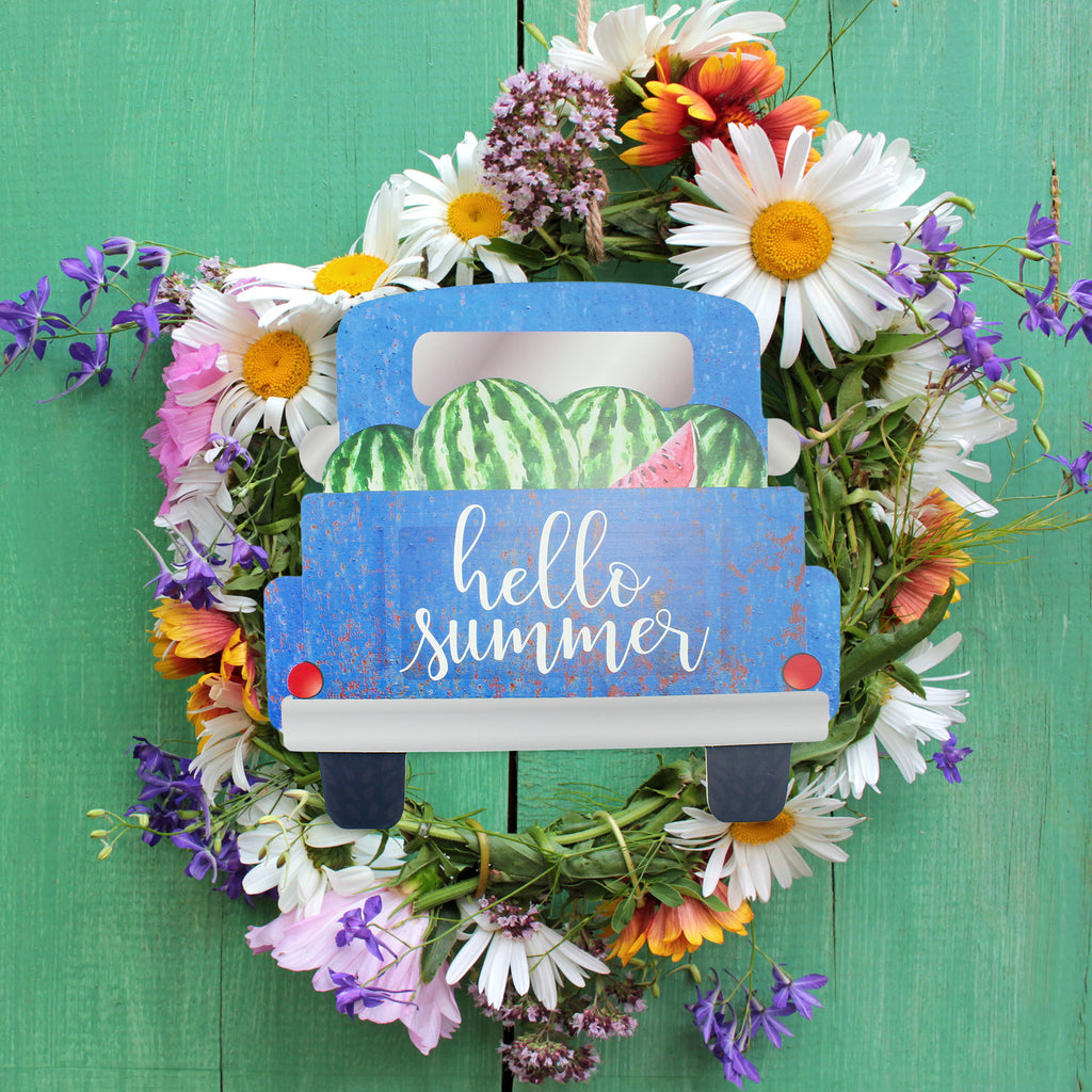 Hello Summer Door Sign, Rustic Farmhouse Sign (Case of 20) - 20X_SH_1942_CASE