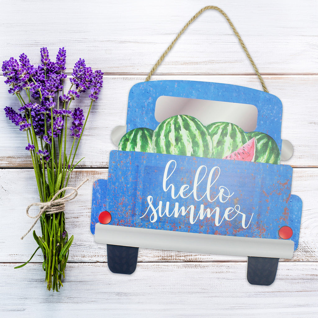 Hello Summer Door Sign, Rustic Farmhouse Sign (Case of 20) - 20X_SH_1942_CASE