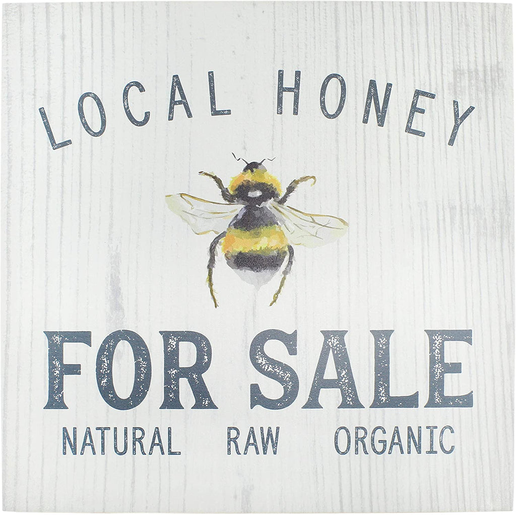 Honey Bee Rustic Sign: Honey for Sale (Case of 10) - 10X_SH_1946_CASE
