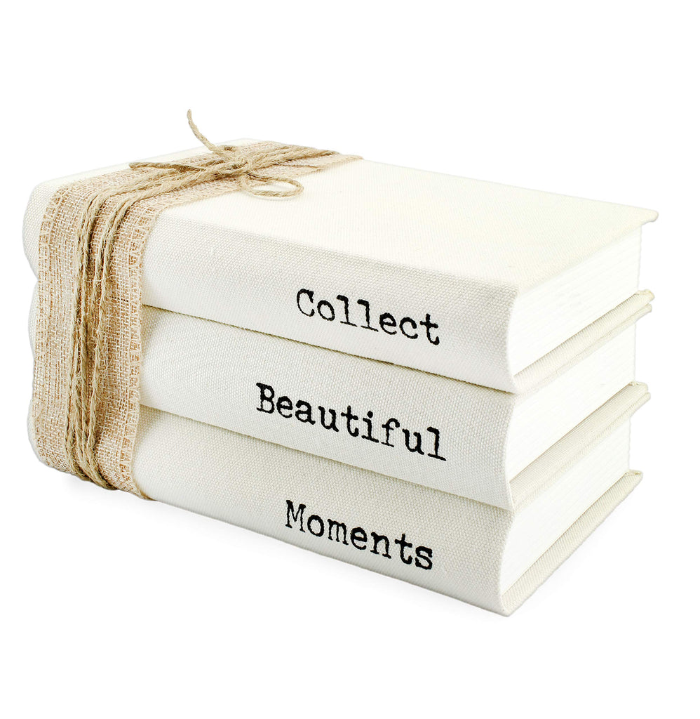 Faux Book Stack: Collect Beautiful Moments (Case of 4) - SH_1931_CASE