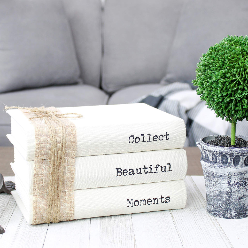 Faux Book Stack: Collect Beautiful Moments (Case of 4) - 4X_SH_1931_CASE