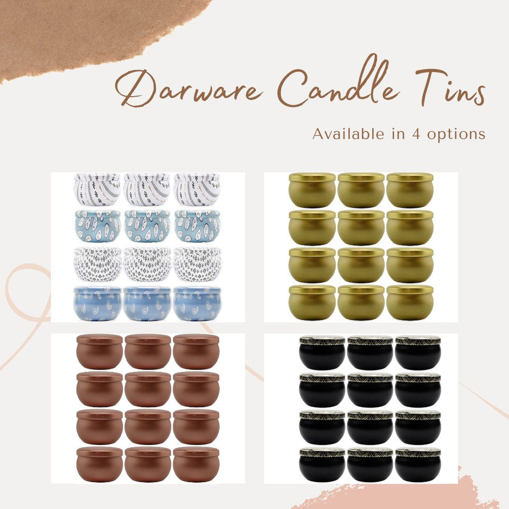 Metallic Gold Candle Tins (12-Pack) - sh1921dar0Gold