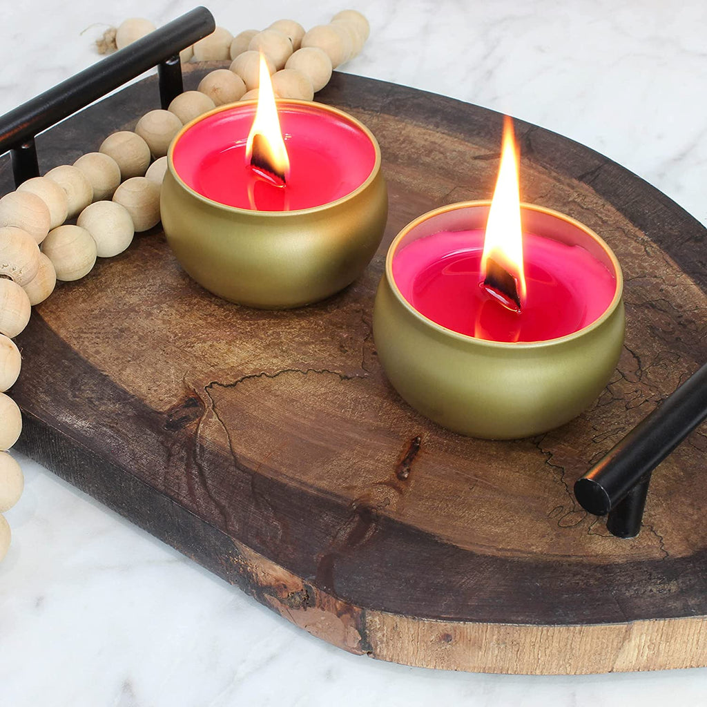 Metallic Gold Candle Tins (12-Pack) - sh1921dar0Gold