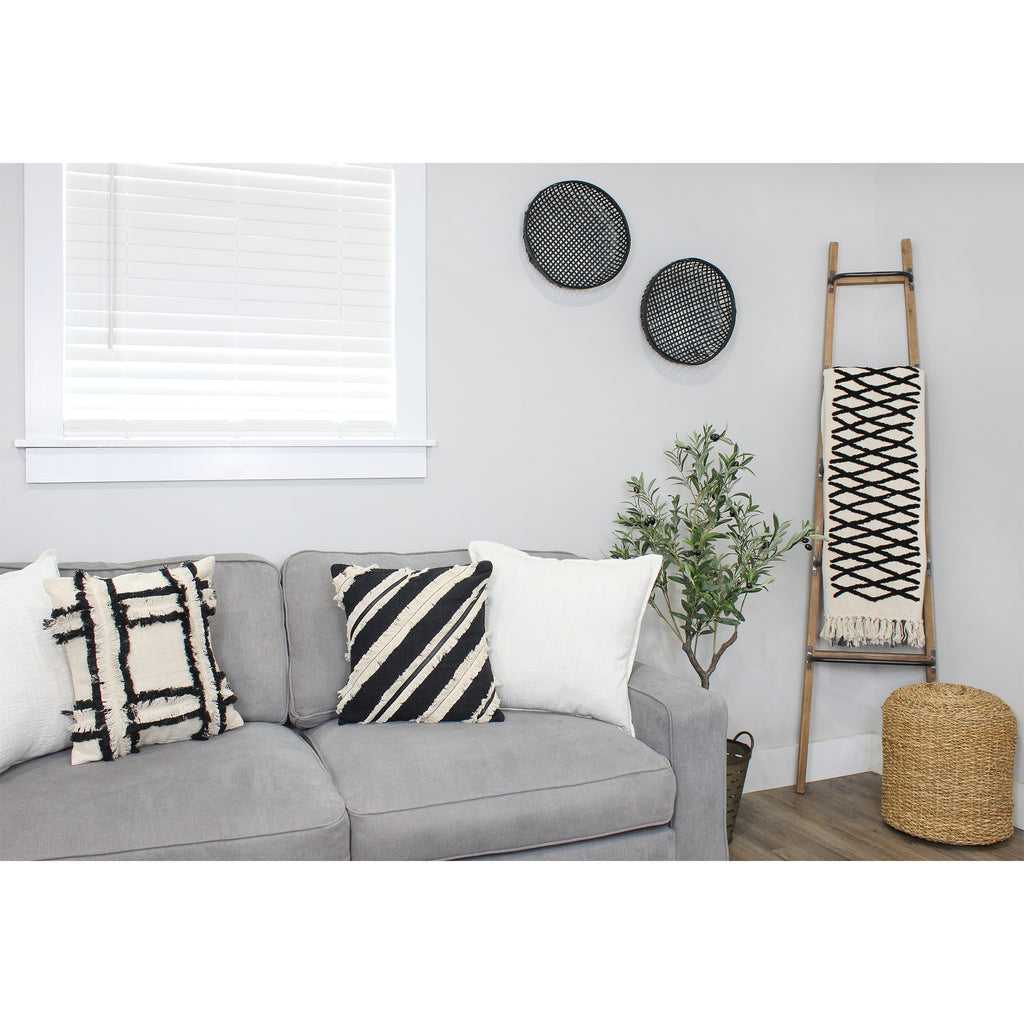 Black Boho Wall Baskets (Case of 6 Baskets) - 3X_SH_1966_CASE