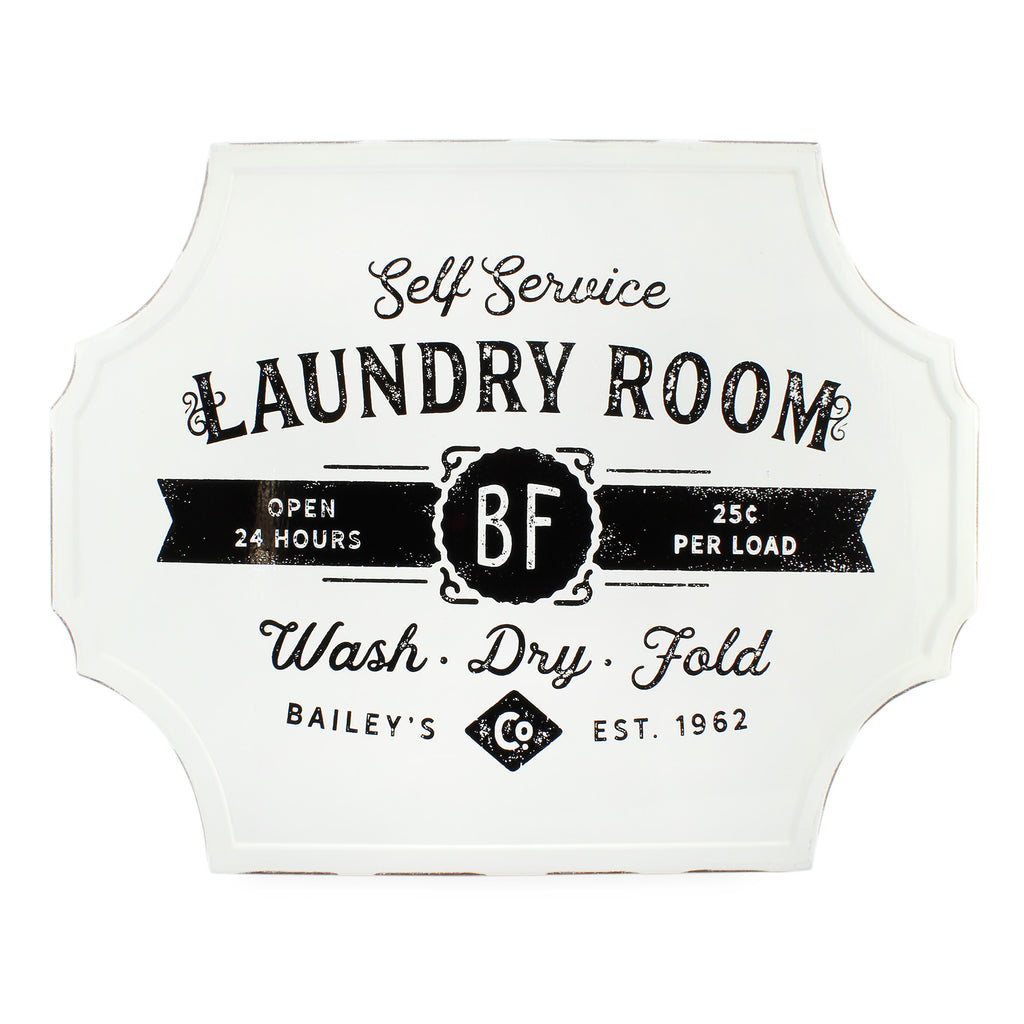 Rustic Laundry Room Sign (Case of 12) - 12X_SH_1953_CASE