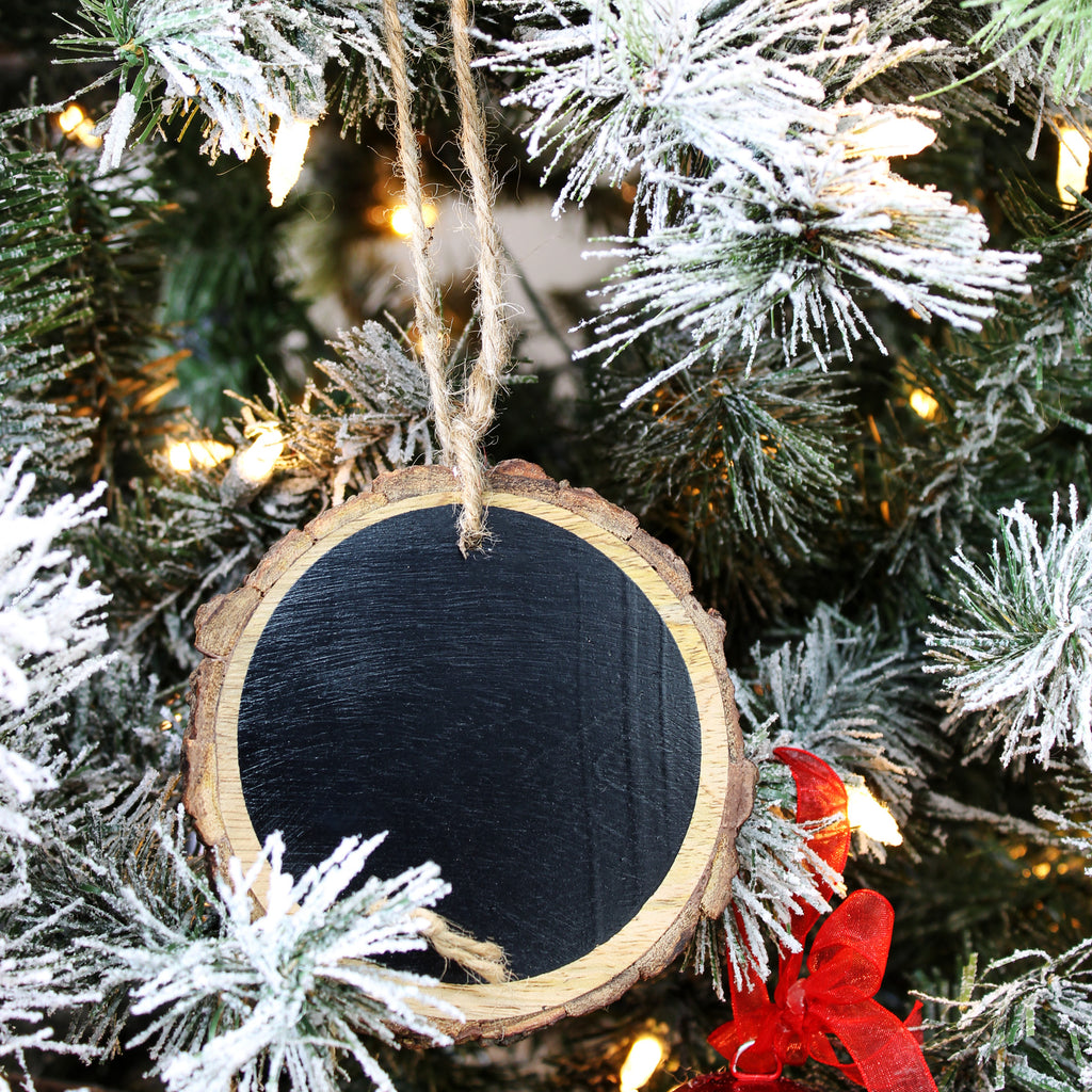 Wood Slice Chalkboard Ornaments (Case of 144) - SH_1980_CASE