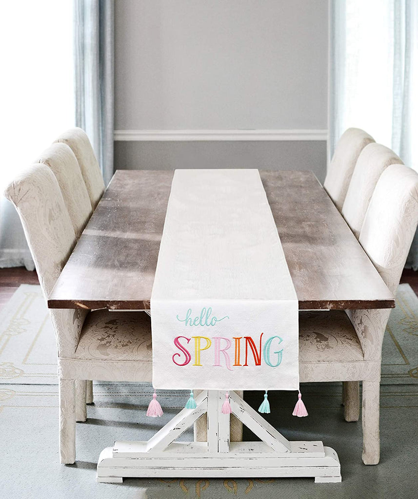 Spring Table Runner, Hello Spring Easter - sh1877Dcr0Runner