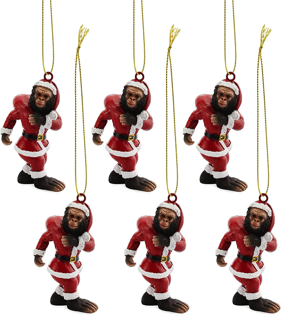 Bigfoot Christmas Ornaments (6-Pack) - sh1983dar02Bigfoot
