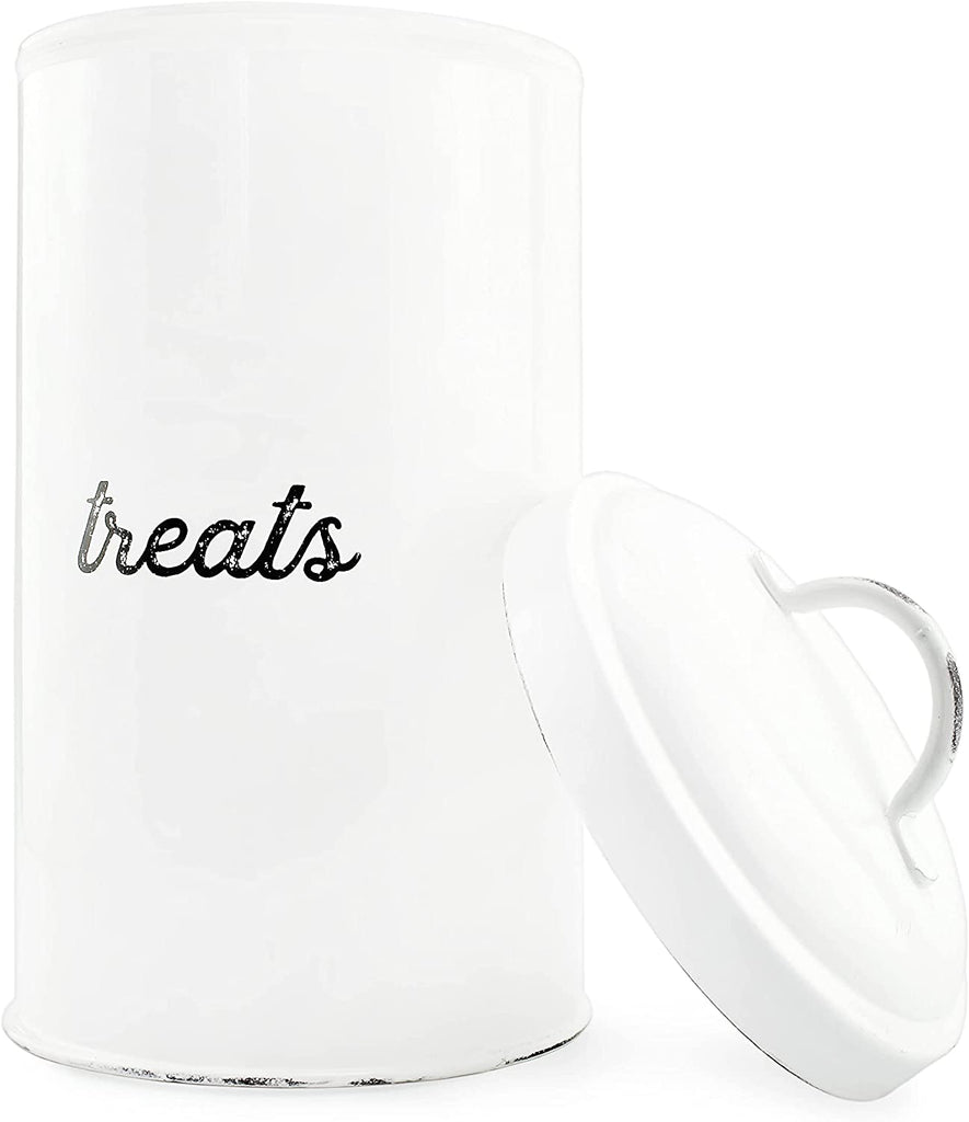 Enamelware Dog Treat Jar - VarDTreat