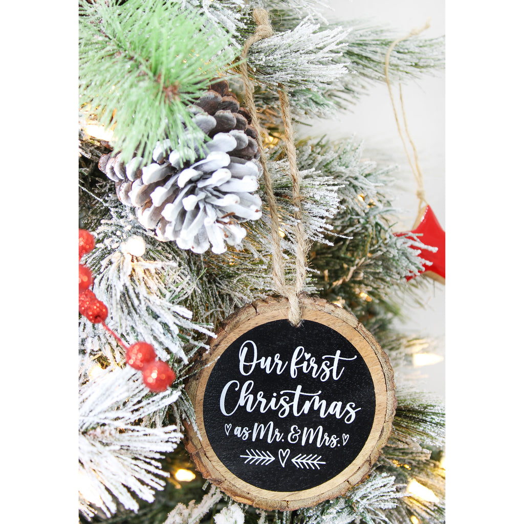 First Married Christmas Ornaments (Case of 36 Sets) - 36X_SH_1991_CASE