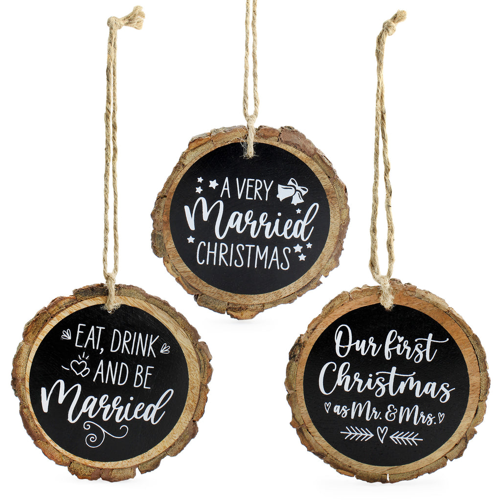 First Married Christmas Ornaments (Case of 36 Sets) - 36X_SH_1991_CASE