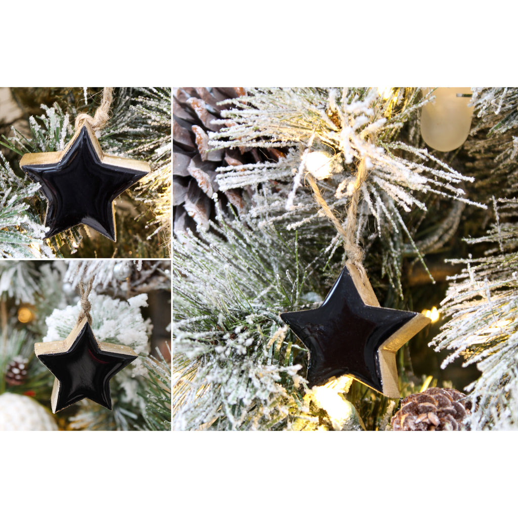 Colored Enamel Christmas Ornaments (12-Pack) - VarStars