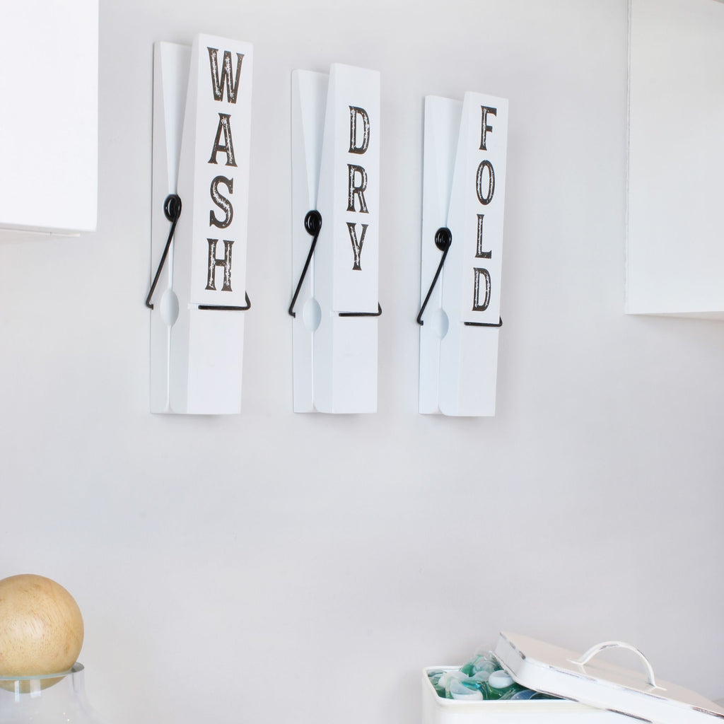 Laundry Room Wall Art (Set of 3) - sh2042ah1