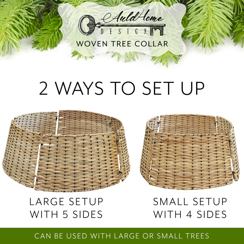 Wicker Christmas Tree Collar (Natural, 29-Inch, Case of 8) - 8X_SH_2052_CASE